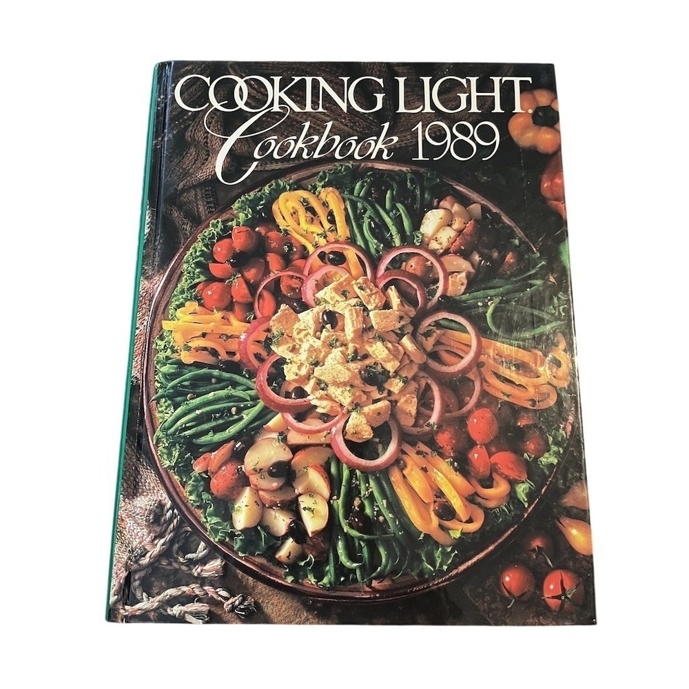 Vtg Cooking Light Cookbook‎ 1989 Hardcover Oxmoor House Healthy Recipes & Menus